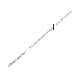 Colier de strângere din oțel natural, L: 1000mm, W: 4,6mm, 445N | Electronic-mag.ro | Componente Electronice