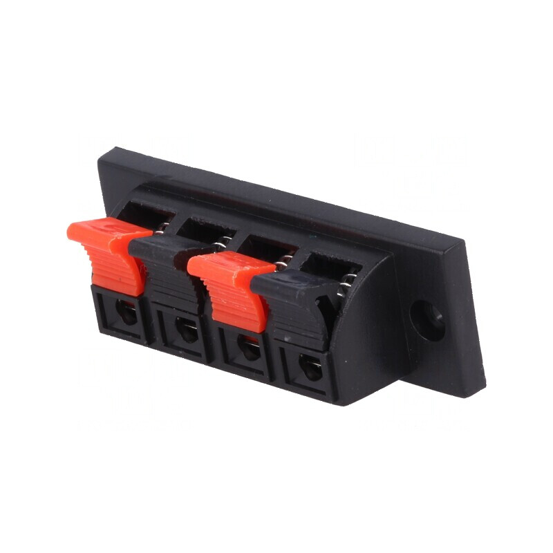 Conector stereo pentru difuzoare - Terminal cu lățime de 70mm pentru lipire | Electronic-mag.ro | Componente Electronice