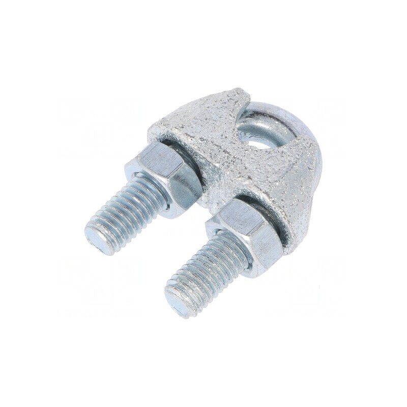 Bridă Clemă de Prindere Cablu Oțel pentru Cablu Ø10mm - Accesoriu de Fixare Profesional pentru Cablu | Electronic-mag.ro | Componente Electronice Bridă Clemă de Prindere Cablu Oțel pentru Cablu Ø10mm - Accesoriu de Fixare Profesional pentru Cablu | Electronic-mag.ro | Componente Electronice