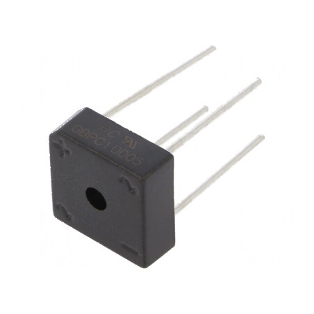Punte Redresoare Monofazată Urmax 50V 10A 175A THT - Soluție Eficientă pentru Alimentare Electrică | Electronic-mag.ro | Componente Electronice