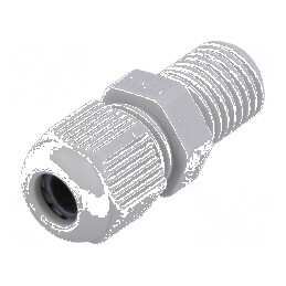 Garnitură de etanșare M12 1,5 cu filet alungit IP68, gri | Electronic-mag.ro | Componente Electronice