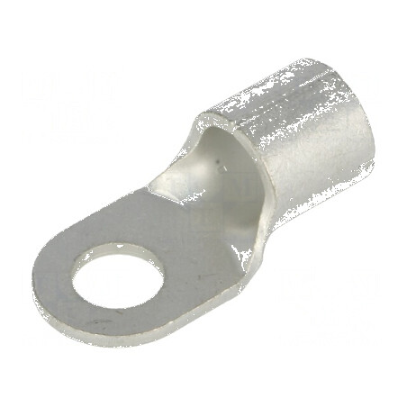 Vârf inelar M8 25-35mm² crimpat pe cablu neizolat cositorit - conector electric de înaltă calitate | Electronic-mag.ro | Componente Electronice