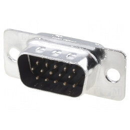 Mufă D-Sub HD PIN 15 Tată cu Cablu de Lipire 5A 250V - Conector Profesional | Electronic-mag.ro | Componente Electronice