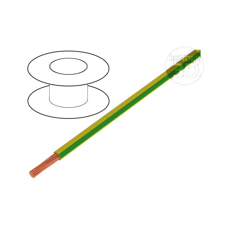 Cablu H05V-K LgY Litat Cu 0,35mm² PVC Galben-Verde 300V/500V - Cablu Electric de Conexiune | Electronic-mag.ro | Componente Electronice Cablu H05V-K LgY Litat Cu 0,35mm² PVC Galben-Verde 300V/500V - Cablu Electric de Conexiune | Electronic-mag.ro | Componente Electronice
