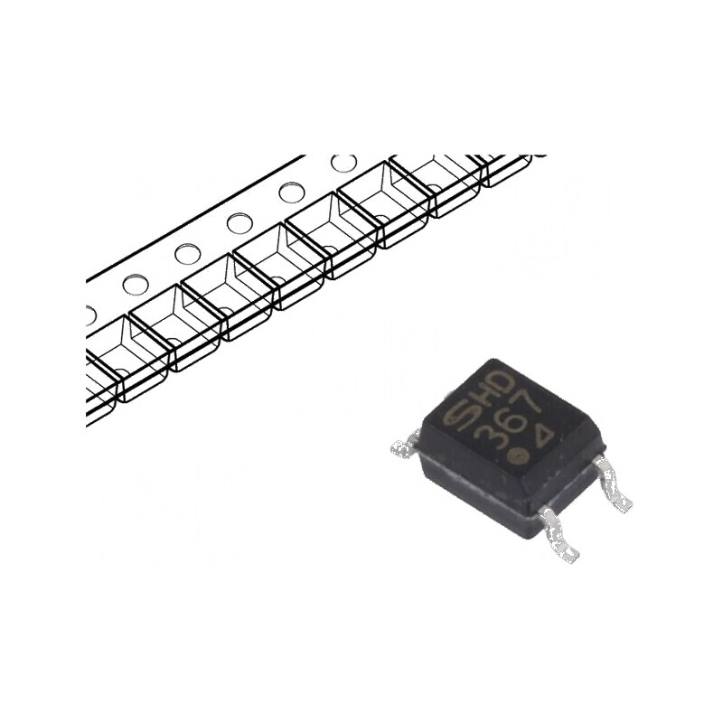 Optocuplor SMD cu 1 Canal, Iesire Tranzistori, Izolatie 3,75kV, Tensiune Colector-Emetator 80V | Electronic-mag.ro | Componente Electronice Optocuplor SMD cu 1 Canal, Iesire Tranzistori, Izolatie 3,75kV, Tensiune Colector-Emetator 80V | Electronic-mag.ro | Componente Electronice