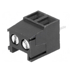 Regletă de conexiuni pentru PCB, unghi 90°, 3,5mm, 2 piste, 1mm² | Electronic-mag.ro | Componente Electronice