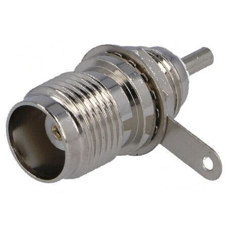 Conector TNC Soclu Mamă pentru Lipire - Montare pe Panou | Electronic-mag.ro | Componente Electronice