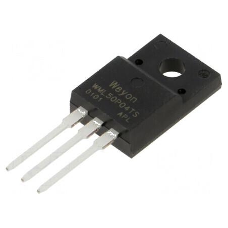 Tranzistor P-MOSFET Unipolar TO220FP - Componentă Electronică pentru Circuite Integrate | Electronic-mag.ro | Componente Electronice