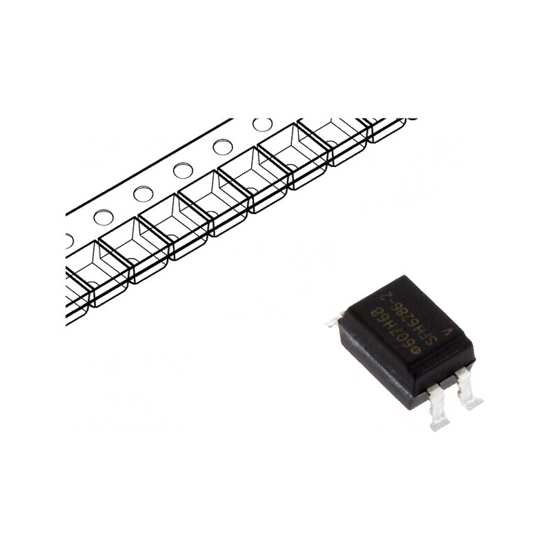 Optocuplor SMD cu 1 Canal și 1 Iesire, Izolare de 5,3kV, Tensiune Colector-Emetter 55V | Electronic-mag.ro | Componente Electronice Optocuplor SMD cu 1 Canal și 1 Iesire, Izolare de 5,3kV, Tensiune Colector-Emetter 55V | Electronic-mag.ro | Componente Electronice