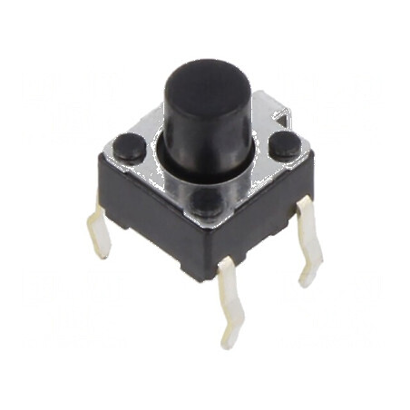 Microîntrerupător TACT SPST-NO 0,05A/12VDC THT 980mN - Pozitie 2 | Electronic-mag.ro | Componente Electronice