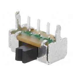 Comutator glisant Poz 2 SPDT 0,2A/30VDC ON-ON THT pentru temperaturi -20÷70°C | Electronic-mag.ro | Componente Electronice