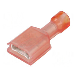 Terminal plat 6,3mm 0,8mm mamă pentru cablu, crimpat, 0,3÷0,9mm² | Electronic-mag.ro | Componente Electronice