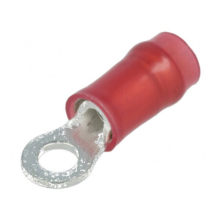 Vârf Crimpat pentru Cablu Roșu M2,5 Ø: 3,02mm, 0,3÷1,42mm² - Inelar | Electronic-mag.ro | Componente Electronice