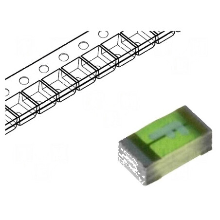 Siguranţă ultra-rapidă SMD 750mA 32VAC 63VDC cupru | Electronic-mag.ro | Componente Electronice