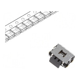 Microîntrerupător TACT SPST Pozitie 2 0,05A/12VDC SMT fără 2,2N - Comutator Compact pentru Aplicații Electrice | Electronic-mag.ro | Componente Electronice