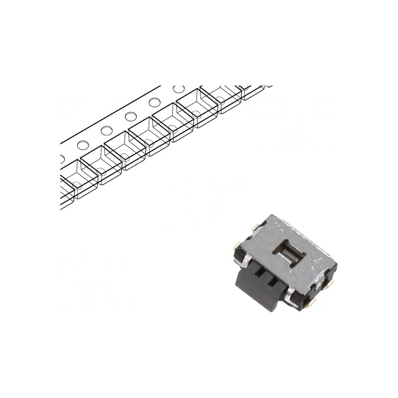 Microîntrerupător TACT SPST Pozitie 2 0,05A/12VDC SMT fără 2,2N - Comutator Compact pentru Aplicații Electrice | Electronic-mag.ro | Componente Electronice
