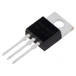 Diodă Schottky THT 45V 20A TO220AB - Redresor cu Ufmax 700mV | Electronic-mag.ro | Componente Electronice