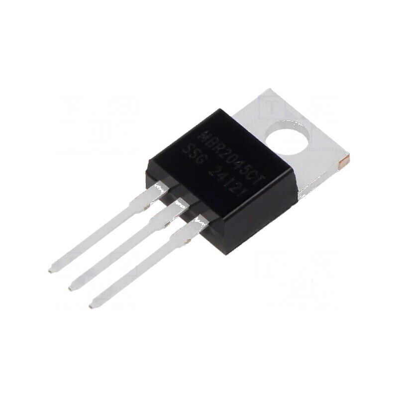 Diodă Schottky THT 45V 20A TO220AB - Redresor cu Ufmax 700mV | Electronic-mag.ro | Componente Electronice