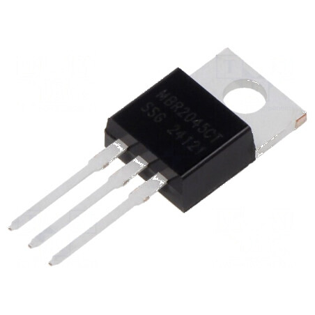 Diodă Schottky THT 45V 20A TO220AB - Redresor cu Ufmax 700mV | Electronic-mag.ro | Componente Electronice