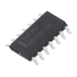 IC Digital NOT 6 IN 1 CMOS SMD SO14 - Tensiune 2-5,5V DC, Interval Temperatură -55 până la 125°C | Electronic-mag.ro | Componente Electronice