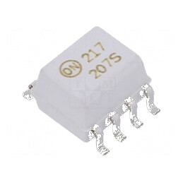 Optocuplor SMD SO8 cu 1 Canal, 2,5kV Izolație, 6V Max - Transistor de Ieșire | Electronic-mag.ro | Componente Electronice