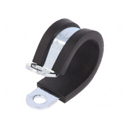 Clipsuri Øbuclă din oţel, 19mm W: 19mm, cu protecţie din EPDM | Electronic-mag.ro | Componente Electronice