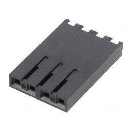 Conector cablu-cablu/PCB mufă mamă SL 2,54mm PIN 4 pe cablu - Componente electronice de înaltă calitate | Electronic-mag.ro | Componente Electronice