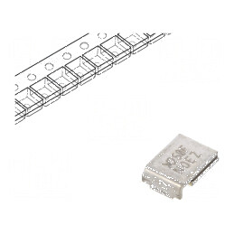 Siguranţă polimerică PTC 2,5A 15V 15VDC SMD cositorit pentru protecție electronică | Electronic-mag.ro | Componente Electronice