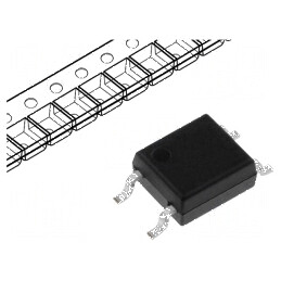 Optocuplor SMD cu 1 ieșire, tranzistori, izolație 3,75 kV, tensiune colector-emitor 300 V | Electronic-mag.ro | Componente Electronice