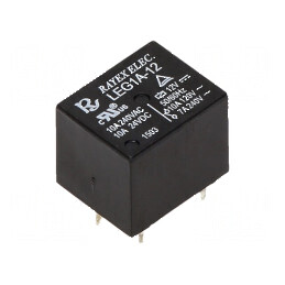 Releu electromagnetic SPST-NO 12VDC 10A/120VAC LEG pentru aplicații industriale | Electronic-mag.ro | Componente Electronice