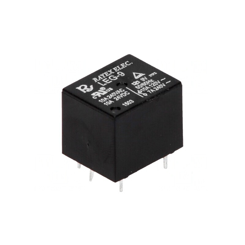 Releu electromagnetic SPDT 9VDC, contacte max 10A | Electronic-mag.ro | Componente Electronice