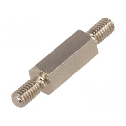 Piuliță Distanțieră Filetată 15mm M4 Hexagonală - Accesoriu pentru Montaj Industrial | Electronic-mag.ro | Componente Electronice
