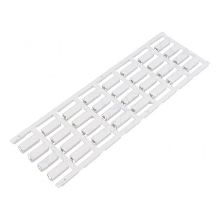 Markere poliamidă 66 albă 5,8÷7,8mm -40÷100°C cu orificiu | Electronic-mag.ro | Componente Electronice