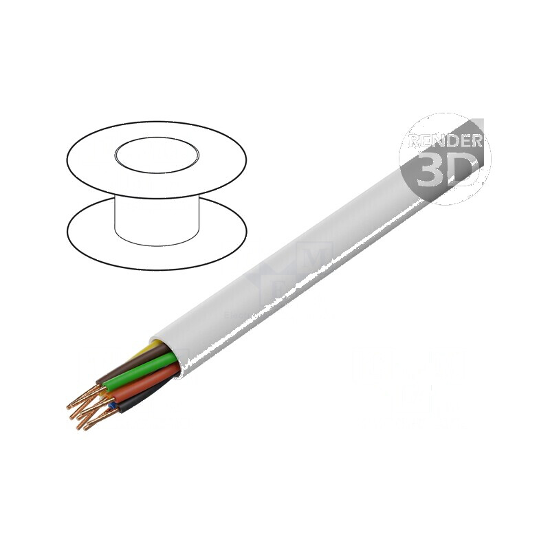 Cablu BiTprotect YTDY 8x0,5mm Rotund cu Izolație PVC Alb - Sârmă Electrica de Înaltă Calitate | Electronic-mag.ro | Componente Electronice Cablu BiTprotect YTDY 8x0,5mm Rotund cu Izolație PVC Alb - Sârmă Electrica de Înaltă Calitate | Electronic-mag.ro | Componente Electronice