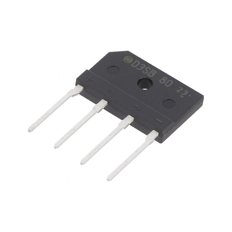 Punte redresoare monofazată Urmax 800V, curent continuu 4A, curent de suprasarcină 120A, plăci de montaj | Electronic-mag.ro | Componente Electronice Punte redresoare monofazată Urmax 800V, curent continuu 4A, curent de suprasarcină 120A, plăci de montaj | Electronic-mag.ro | Componente Electronice