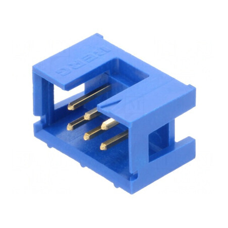 Conector Amphenol 6 pini, pas de 2,54 mm - Conectori electrice profesionale | Electronic-mag.ro | Componente Electronice