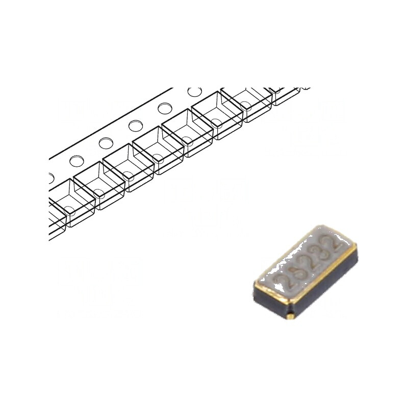 Rezonator de cuarț SMD 32,768kHz ±20ppm 12,5pF 3,2x1,5x0,9mm | Electronic-mag.ro | Componente Electronice Rezonator de cuarț SMD 32,768kHz ±20ppm 12,5pF 3,2x1,5x0,9mm | Electronic-mag.ro | Componente Electronice