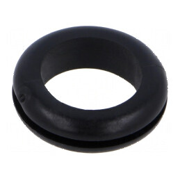 Manșon PVC Ø 20mm x Ø 16mm, temperatura 0÷80°C, culoare neagră | Electronic-mag.ro | Componente Electronice