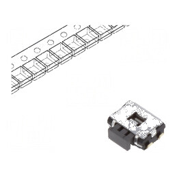 Microîntrerupător TACT SPST Pozitiv 2 - 0,05A/12VDC SMT Fără 2,2N | Electronic-mag.ro | Componente Electronice