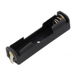 Suport AAA, R3 pentru baterii cu lipire neagră - 1 ureche | Electronic-mag.ro | Componente Electronice