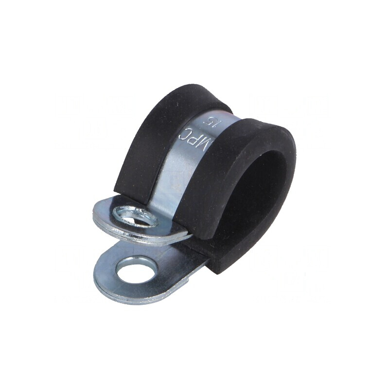 Clipsuri Øbuclă din oțel cu protecție din EPDM, 15mm W: 15mm | Electronic-mag.ro | Componente Electronice Clipsuri Øbuclă din oțel cu protecție din EPDM, 15mm W: 15mm | Electronic-mag.ro | Componente Electronice