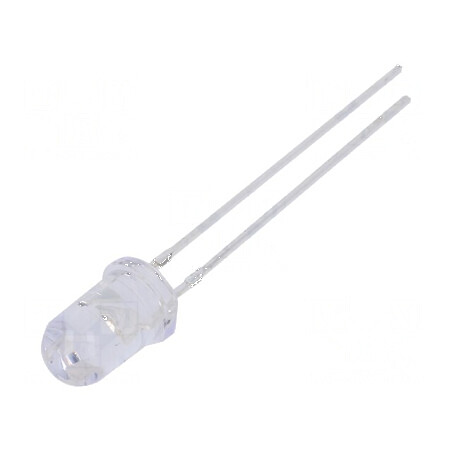 LED UV 30° 20mA 225mW 360-370nm 12VDC THT - Lumină Ultravioletă pentru Aplicatii Industriale | Electronic-mag.ro | Componente Electronice