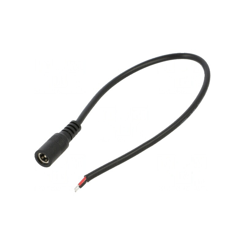 Cablu DC 5,5/2,1 Soclu Drept Negru 0,25m 2x0,5mm² - Interval Temperatura 20÷80°C | Electronic-mag.ro | Componente Electronice Cablu DC 5,5/2,1 Soclu Drept Negru 0,25m 2x0,5mm² - Interval Temperatura 20÷80°C | Electronic-mag.ro | Componente Electronice