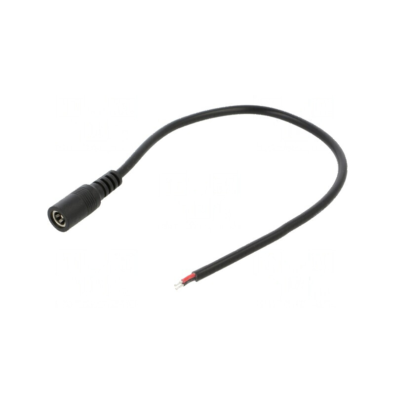 Cablu DC 5,5/2,5 Soclu Drept Negru 2x0,5mm², Lungime 0,25m, Temperatură Operare -20÷80°C | Electronic-mag.ro | Componente Electronice Cablu DC 5,5/2,5 Soclu Drept Negru 2x0,5mm², Lungime 0,25m, Temperatură Operare -20÷80°C | Electronic-mag.ro | Componente Electronice