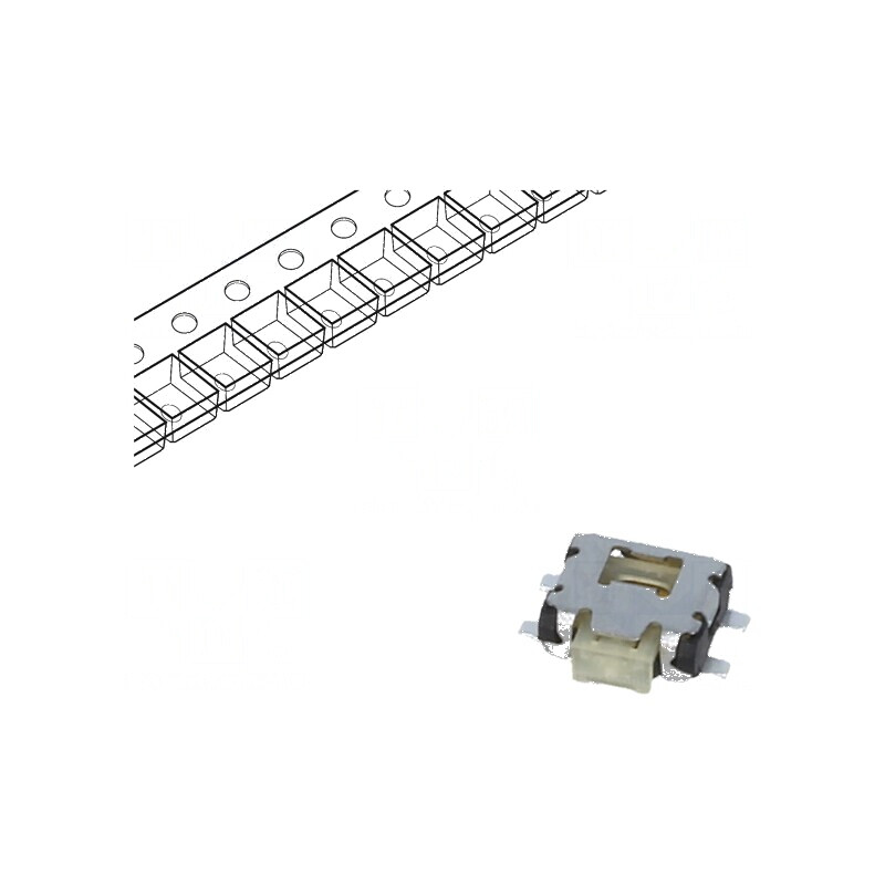 Microîntrerupător TACT SPST-NO Pozitie 2 0,05A/12VDC SMT Fără Contacte | Electronic-mag.ro | Componente Electronice