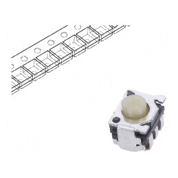 Microîntrerupător TACT SPST 0,05A/12VDC SMT 1,6N 3,4mm - Pozitie 2 | Electronic-mag.ro | Componente Electronice