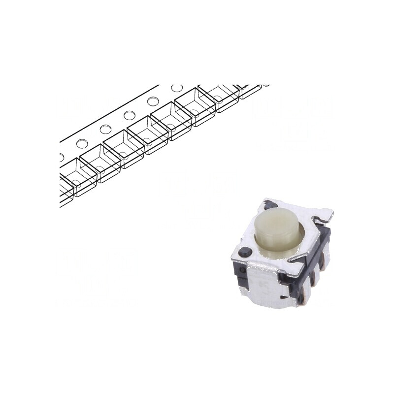 Microîntrerupător TACT SPST 0,05A/12VDC SMT 1,6N 3,4mm - Pozitie 2 | Electronic-mag.ro | Componente Electronice Microîntrerupător TACT SPST 0,05A/12VDC SMT 1,6N 3,4mm - Pozitie 2 | Electronic-mag.ro | Componente Electronice