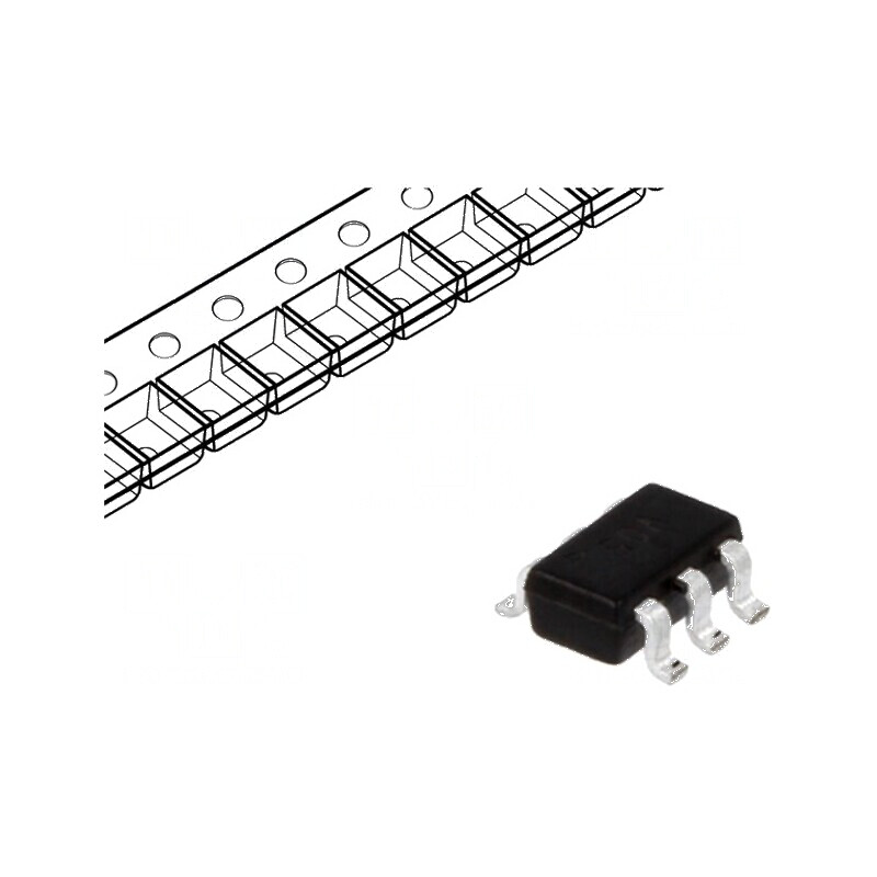 Diodă TVS Unidirecțională 6V 12A 300W SOT23-6 pentru Protecție Rețea - Canal 4 | Electronic-mag.ro | Componente Electronice
