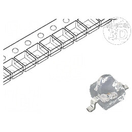 Emițător IR Gull Wing 940nm Transparent 55mW 10° SMD 100mA - Componentă Electronică pentru Aplicații IR | Electronic-mag.ro | Componente Electronice