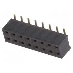 Conector şiruri pini soclu mamă 16 pini verticali 2mm SMT 2x8 | Electronic-mag.ro | Componente Electronice